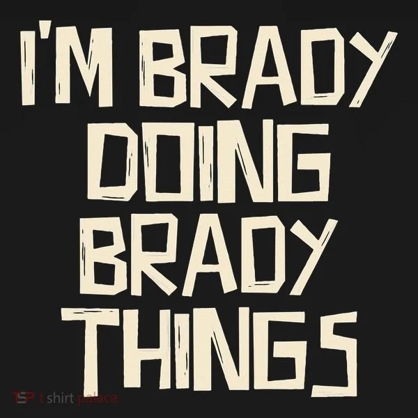 IM Brady Doing Brady Things Doggie Tank