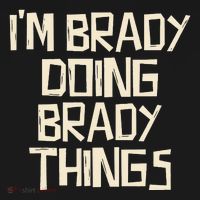 IM Brady Doing Brady Things USA-Made Doggie Bandana thumb 2