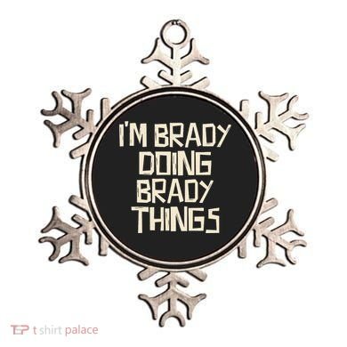 IM Brady Doing Brady Things Ornament
