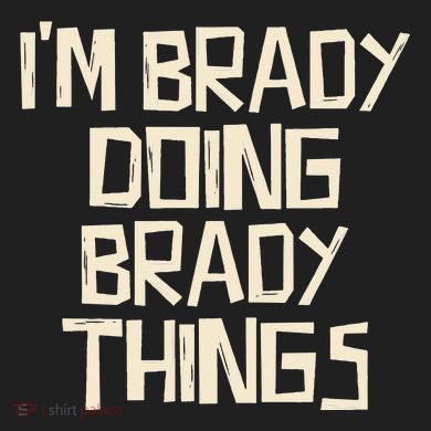 IM Brady Doing Brady Things Kids Long Sleeve Plaid Pajama Set