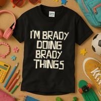 IM Brady Doing Brady Things Kids T-Shirt thumb 3
