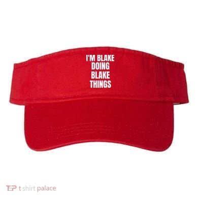 Im Blake Doing Blake Things Funny Birthday Name Gift Visor