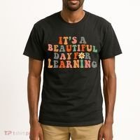 It's Beautiful Day For Learning Teacher Students Women Tall T-Shirt thumb 2