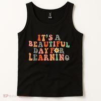 It's Beautiful Day For Learning Teacher Students Women Tank Top thumb 2
