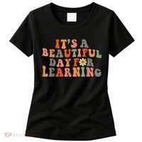 It's Beautiful Day For Learning Teacher Students Women Women's T-Shirt thumb 0