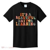 It's Beautiful Day For Learning Teacher Students Women Kids T-Shirt thumb 0