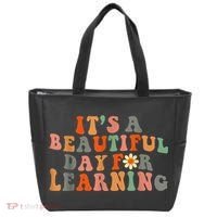 It's Beautiful Day For Learning Teacher Students Women Tote Bag thumb 0