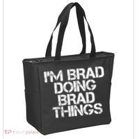 I'M BRAD DOING BRAD THINGS Shirt Funny Christmas Gift Idea Tote Bag thumb 2