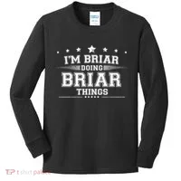 Im Briar Doing Briar Things Kids Long Sleeve Shirt thumb 0