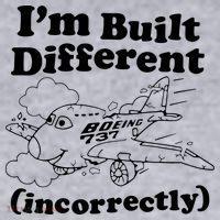 I’M Built Different Incorrectly Boeing 737 Women's Sweatshirt thumb 2