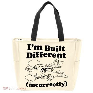 I’M Built Different Incorrectly Boeing 737 Tote Bag