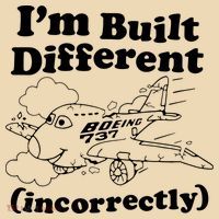 I’M Built Different Incorrectly Boeing 737 Tote Bag thumb 4