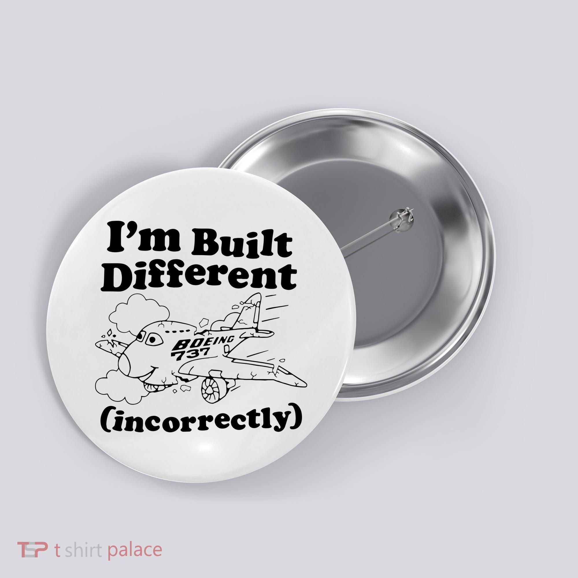 I’M Built Different Incorrectly Boeing 737 Button