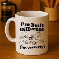 I’M Built Different Incorrectly Boeing 737 Coffee Mug thumb 4