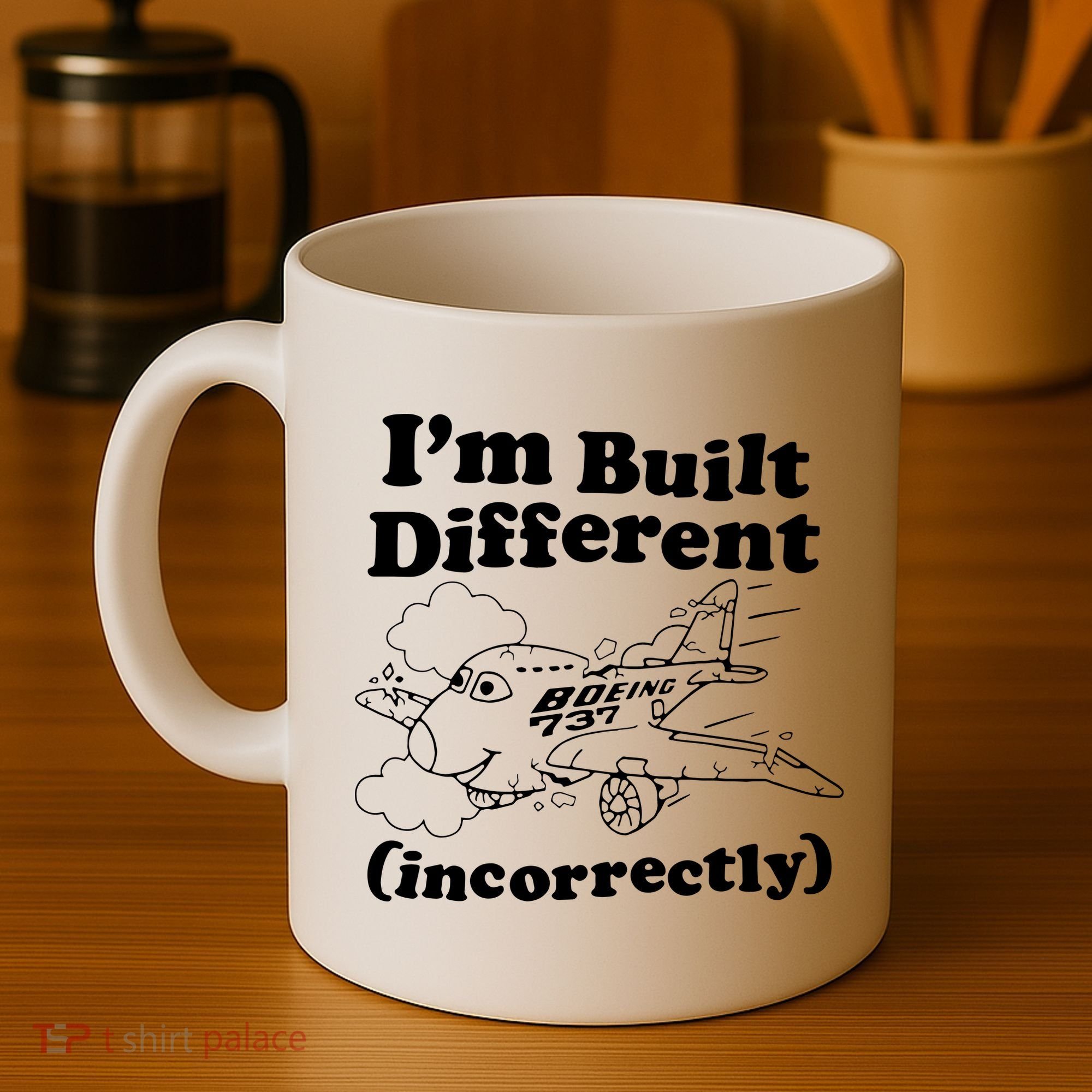 I’M Built Different Incorrectly Boeing 737 Coffee Mug