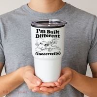 I’M Built Different Incorrectly Boeing 737 Tumbler thumb 2