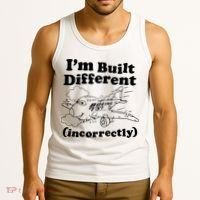 I’M Built Different Incorrectly Boeing 737 Tank Top thumb 3