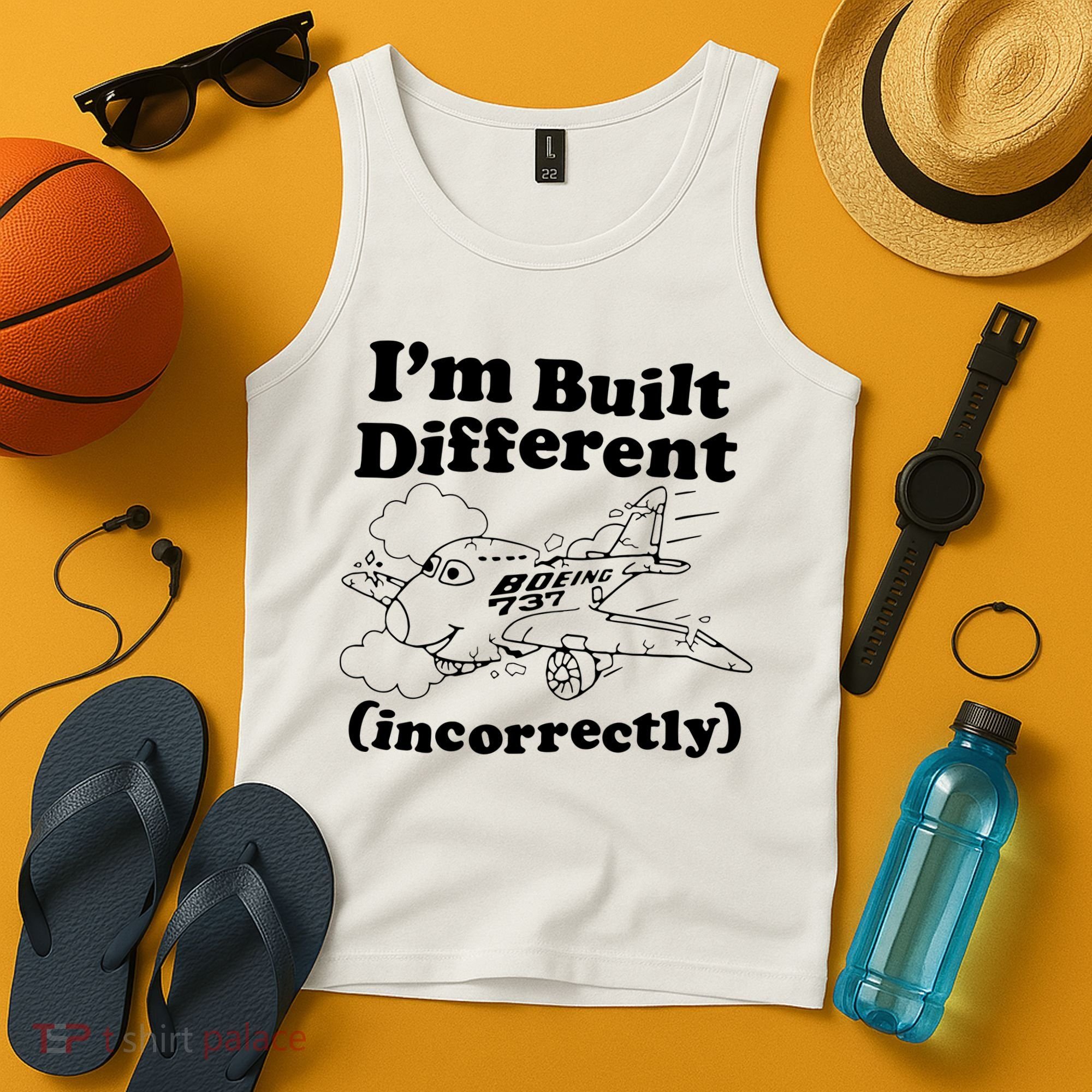 I’M Built Different Incorrectly Boeing 737 Tank Top
