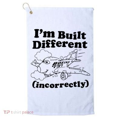 I’M Built Different Incorrectly Boeing 737 Golf Towel