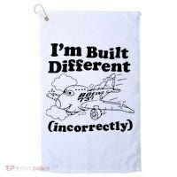I’M Built Different Incorrectly Boeing 737 Golf Towel thumb 0