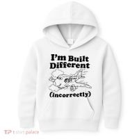 I’M Built Different Incorrectly Boeing 737 Kids Hoodie thumb 0