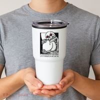 ILl Be Damned If I Die Sober Tumbler thumb 2