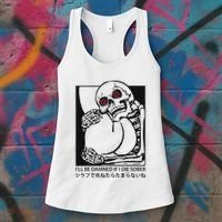 ILl Be Damned If I Die Sober Women's Tank Top thumb 3