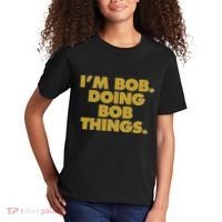 IM Bob Doing Bob Things Funny Birthday Celebration Kids T-Shirt thumb 2