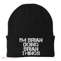 IM Brian Doing Brian Things Funny Christmas Gift Idea Beanie thumb 0
