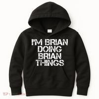 IM Brian Doing Brian Things Funny Christmas Gift Idea Kids Hoodie thumb 0