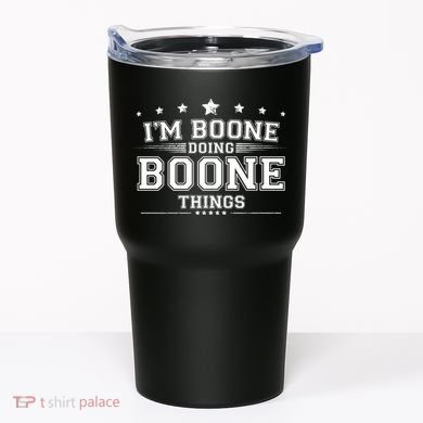 Im Boone Doing Boone Things Tumbler