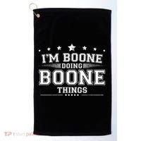 Im Boone Doing Boone Things Golf Towel thumb 0