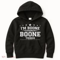 Im Boone Doing Boone Things Kids Hoodie thumb 0