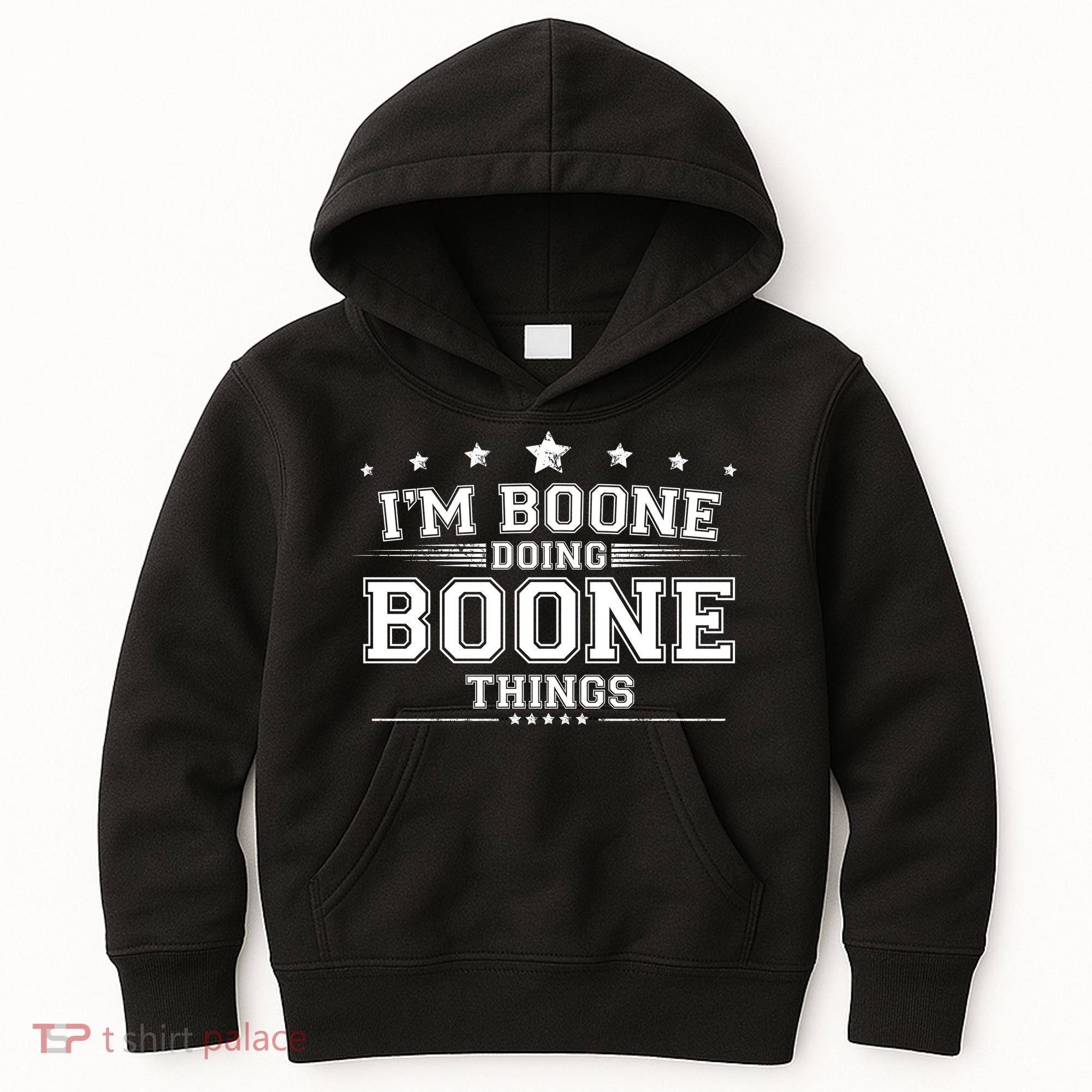 Im Boone Doing Boone Things Kids Hoodie
