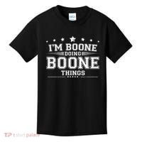 Im Boone Doing Boone Things Kids T-Shirt thumb 0