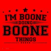 Im Boone Doing Boone Things Santa Hat thumb 1