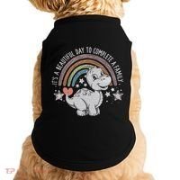 ItS Beautiful Day To Complete A Family Adoption Day Doggie Tank thumb 0