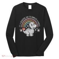 ItS Beautiful Day To Complete A Family Adoption Day Long Sleeve Shirt thumb 0