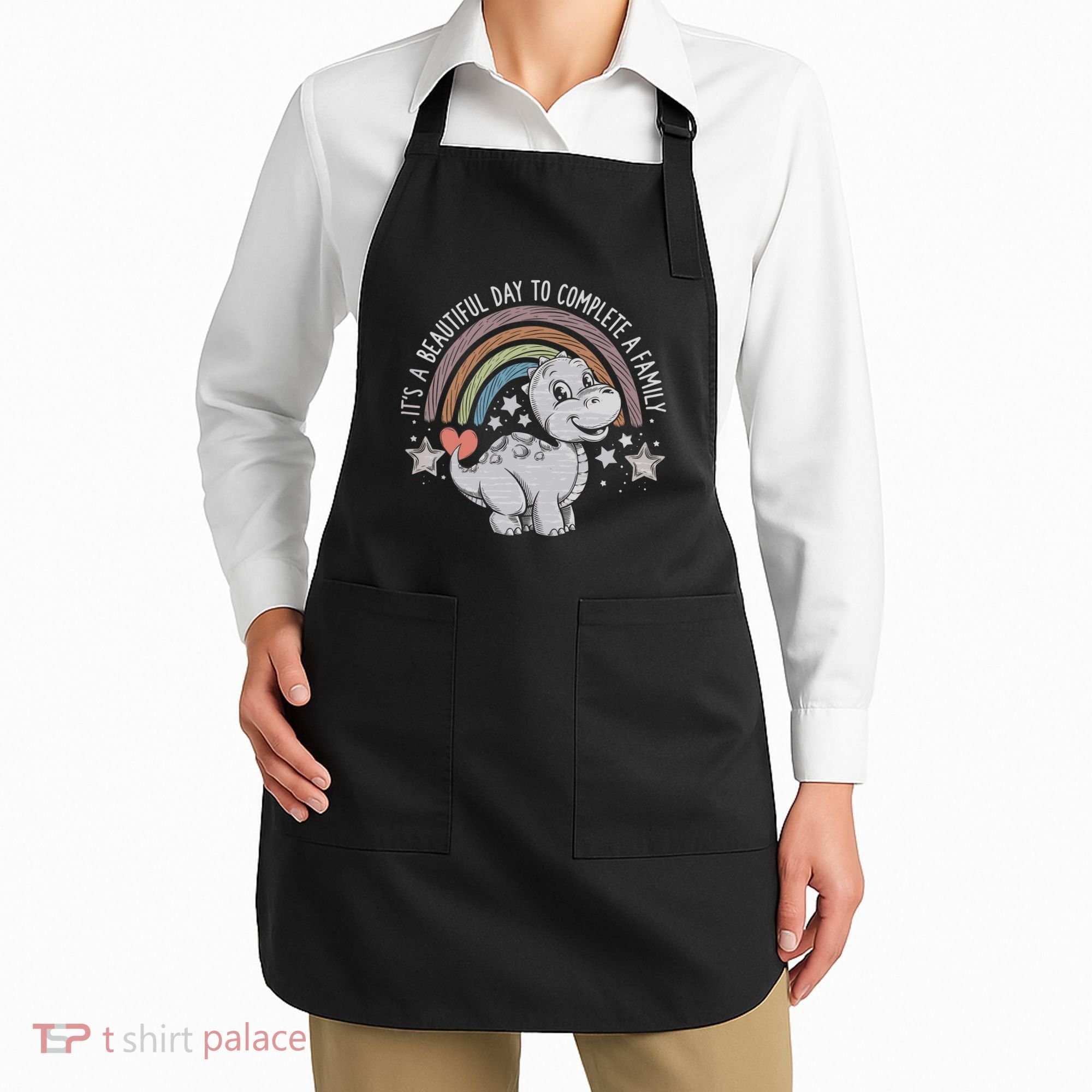 ItS Beautiful Day To Complete A Family Adoption Day Apron