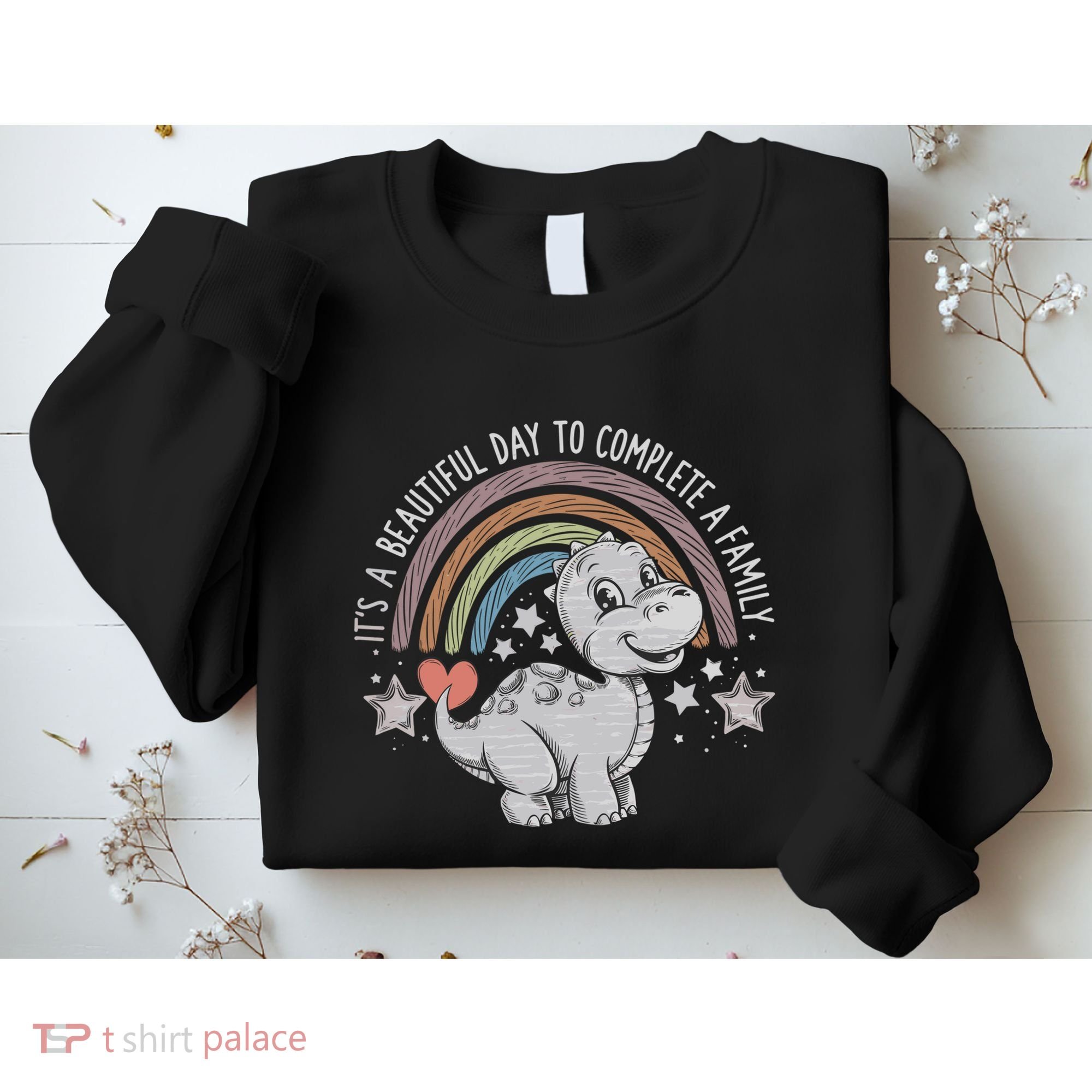ItS Beautiful Day To Complete A Family Adoption Day Sweatshirt