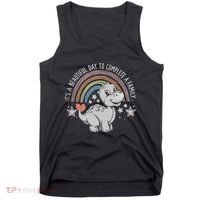 ItS Beautiful Day To Complete A Family Adoption Day Tank Top thumb 0