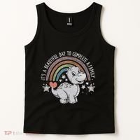 ItS Beautiful Day To Complete A Family Adoption Day Tank Top thumb 2