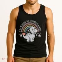 ItS Beautiful Day To Complete A Family Adoption Day Tank Top thumb 3
