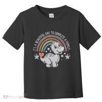 ItS Beautiful Day To Complete A Family Adoption Day Toddler T-Shirt thumb 0