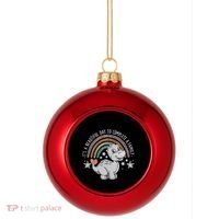 ItS Beautiful Day To Complete A Family Adoption Day Plastic Christmas Ball Ornament thumb 0