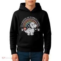 ItS Beautiful Day To Complete A Family Adoption Day Kids Hoodie thumb 4