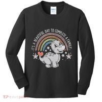 ItS Beautiful Day To Complete A Family Adoption Day Kids Long Sleeve Shirt thumb 0