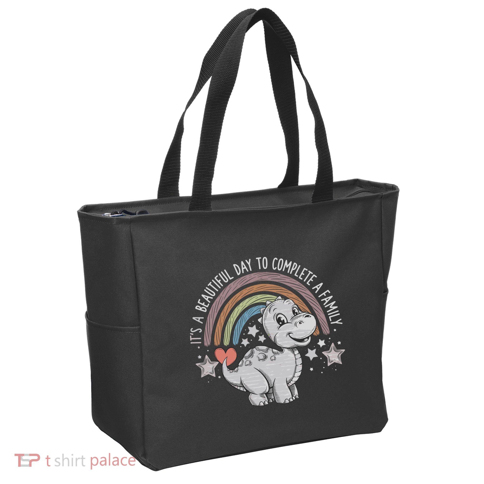 ItS Beautiful Day To Complete A Family Adoption Day Tote Bag