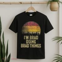 IM Brad Doing Brad Things Funny Retro Humor Name Gag Gift T-Shirt thumb 2
