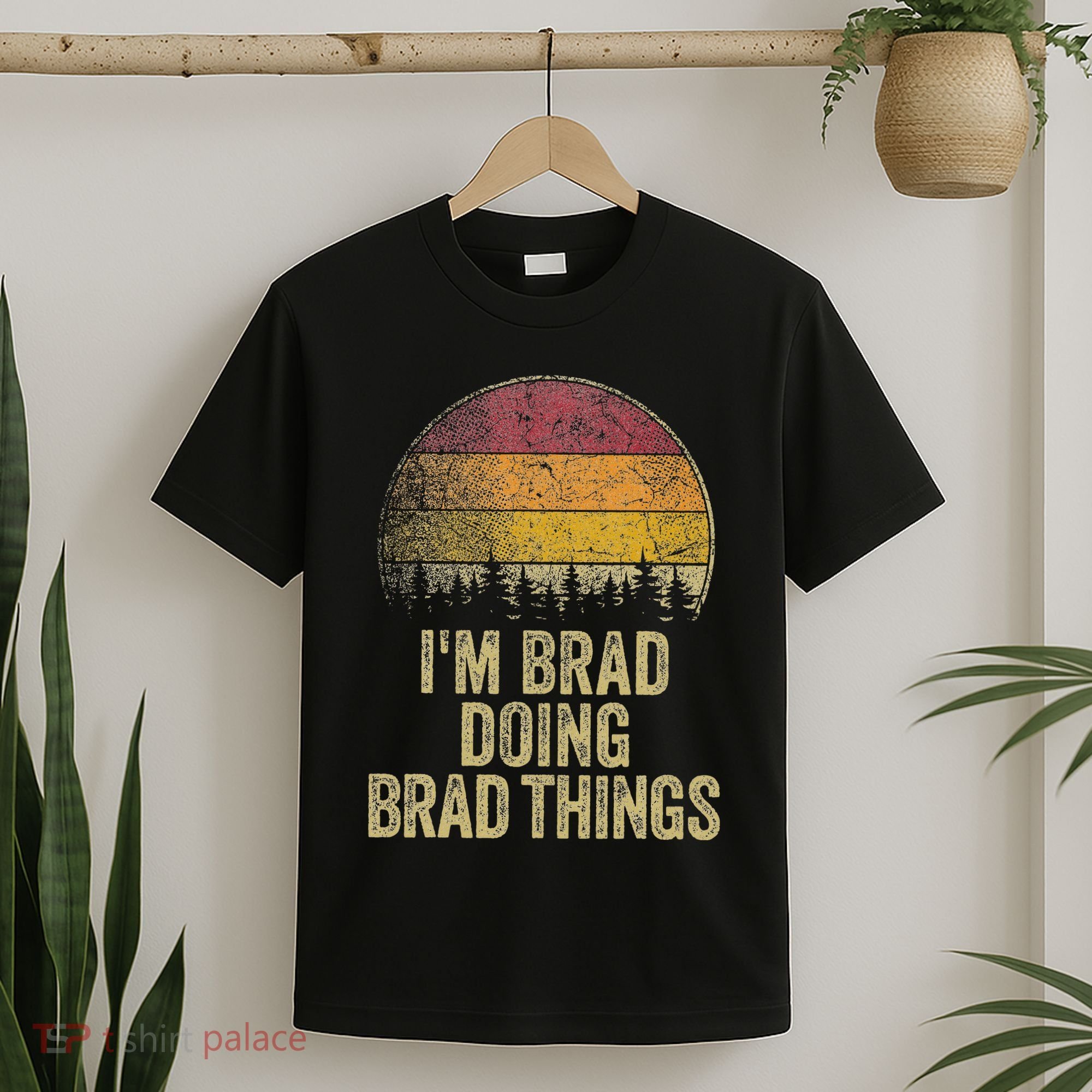 IM Brad Doing Brad Things Funny Retro Humor Name Gag Gift T-Shirt